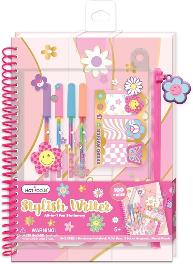 Hot Focus Groovy Flower Stylish Writer